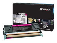 Lexmark - Magenta - original - cartouche de toner LCCP - pour Lexmark X746de, X748de, X748de LDS, X748de Statoil, X748dte X746A2MG
