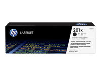 HP 201X - À rendement élevé - noir - original - LaserJet - cartouche de toner (CF400X) - pour Color LaserJet Pro M252dn, M252dw, M252n, MFP M277c6, MFP M277dw, MFP M277n CF400X