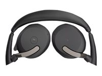 Jabra Evolve2 65 Flex MS Stereo - Micro-casque - sur-oreille - Bluetooth - sans fil - Suppresseur de bruit actif - USB-A - noir - Certifié pour Microsoft Teams 26699-999-999
