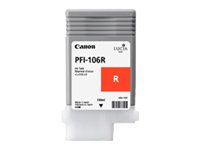 Canon PFI-106 R - 130 ml - rouge - original - réservoir d'encre - pour imagePROGRAF iPF6400, iPF6400SE, IPF6450 6627B001