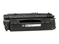 HP 53X - À rendement élevé - noir - original - LaserJet - cartouche de toner (Q7553X) - pour LaserJet M2727nf MFP, M2727nfs MFP, P2014, P2014n, P2015, P2015d, P2015dn, P2015n, P2015x Q7553X