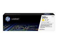 HP 201X - À rendement élevé - jaune - original - LaserJet - cartouche de toner (CF402X) - pour Color LaserJet Pro M252dn, M252dw, M252n, MFP M277c6, MFP M277dw, MFP M277n CF402X