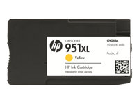 HP 951XL - À rendement élevé - jaune - original - cartouche d'encre - pour Officejet Pro 251dw, 276dw, 8100, 8600, 8600 N911a, 8610, 8615, 8620, 8625, 8630 CN048AE#BGX