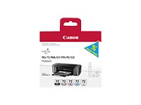 Canon PGI-72 PBK/GY/PM/PC/CO Multipack - Pack de 5 - gris, photo noire, photo cyan, photo magenta, optimiseur de couleurs - original - réservoir d'encre - pour PIXMA PRO-10, PRO-10S; PIXUS PRO-10 6403B007