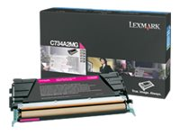 Lexmark - Magenta - original - cartouche de toner LCCP - pour Lexmark C734, C736, X734, X736, X738 C734A2MG