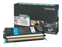Lexmark - Cyan - original - cartouche de toner LCCP, LRP - pour Lexmark C520n, C530dn, C530n C5200CS