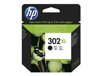 HP 302XL - 8.5 ml - à rendement élevé - noir - original - cartouche d'encre - pour Deskjet 11XX, 21XX, 36XX; Envy 451X, 452X; Officejet 38XX, 46XX, 52XX F6U68AE#301