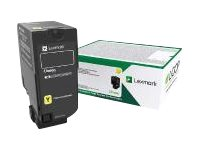 Lexmark - Jaune - original - cartouche de toner - pour Lexmark CS827de, CX827de 73B20Y0