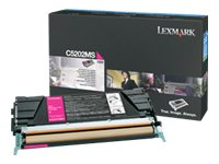 Lexmark - Magenta - original - cartouche de toner LCCP - pour Lexmark C520n, C530dn, C530n C5202MS