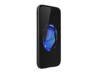 DLH DY-PS3778 - Coque de protection pour téléphone portable - silicone - noir - pour Apple iPhone X, XS DY-PS3778